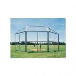 20' X 10' W/ Partial Hood Permanent Baseball/Softball Backstop, BSCL20 Promotions -Ball Sports Store A34 850B 2 550x550 1