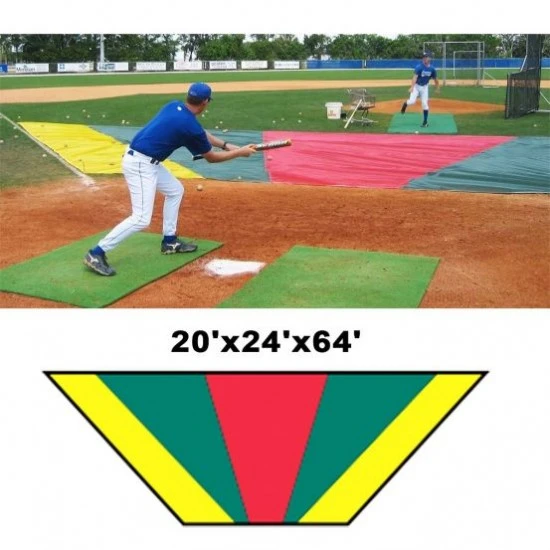 Aer-Flo Major League Bunt Zone Infield Protector, 20'x24'x64' Promotions 4 Aer-Flo Major League Bunt Zone Infield Protector, 20'x24'x64' Promotions - Image 2