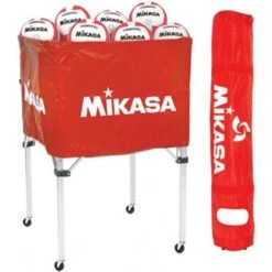 Mikasa BCSPSH Volleyball Cart, RED Best Price