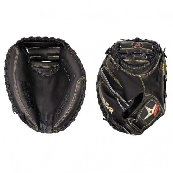 All Star Pro-Elite Solid Black Baseball Catcher's Mitt, 33.5" Best Price 3 All Star Pro-Elite Solid Black Baseball Catcher's Mitt, 33.5" Best Price