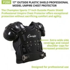Champion Pro Model Umpire Chest Protector Promotions -Ball Sports Store a32 388 2 550x550 1