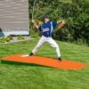 Portolite 10"Hx8'6"Lx4'W Outdoor/Indoor Practice Pitching Mound, Clay Promotions