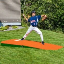 Portolite 10"Hx9'6"Lx5'W Oversize Indoor/Outdoor Turf Practice Pitching Mound, Clay Promotions 6 Portolite 10"Hx9'6"Lx5'W Oversize Indoor/Outdoor Turf Practice Pitching Mound, Clay Promotions -Ball Sports Store a32 839 new 01 550x550 1