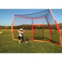 BOWNET Portable Baseball/Softball Backstop Promotions -Ball Sports Store a32 917girlhitting7 16 550x550 1