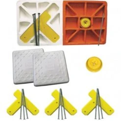 Soft Touch 15" Spike-Down Base Set W/ Double First Base, S15DBL-SET Promotions
