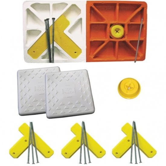 Soft Touch 15" Spike-Down Base Set W/ Double First Base, S15DBL-SET Promotions 3 Soft Touch 15" Spike-Down Base Set W/ Double First Base, S15DBL-SET Promotions