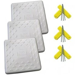 Soft Touch 14" Spike-Down Base W/ Tees & Spikes, S1400, Set/3 Promotions