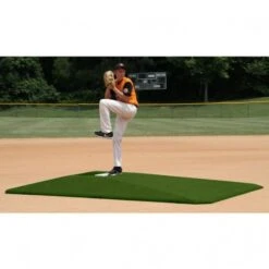 Proper Pitch 10"Hx11'6"Lx8'3"W Tapered Game Mound, Green Promotions