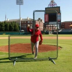 Pitcher's 7' X 7' Protective "L" Screen Frame & Net Promotions