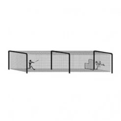 55' Batting Cage Tunnel Frame, 3-Section, Baseball/Softball Promotions