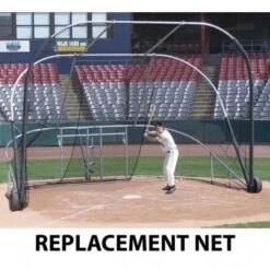 Jaypro REPLACEMENT NET For Big League Bomber Portable Batting Cage (BBLS-12) Promotions