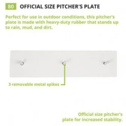 Champion Official Size Pitcher's Plate, 80 Promotions 9 Champion Official Size Pitcher's Plate, 80 Promotions -Ball Sports Store a33 255 new 3 550x550 1
