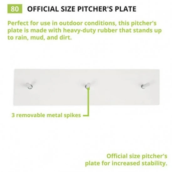 Champion Official Size Pitcher's Plate, 80 Promotions 5 Champion Official Size Pitcher's Plate, 80 Promotions - Image 3