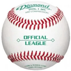 Diamond DOL-1 MC Mid Compression Baseballs, Dz Promotions