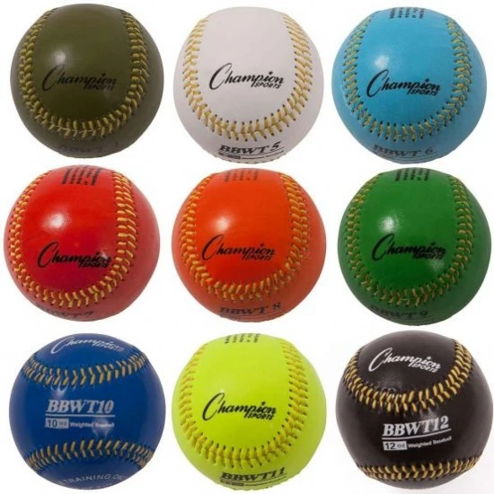 Champion Weighted Baseball Training Set, BBWTSET Promotions 3 Champion Weighted Baseball Training Set, BBWTSET Promotions