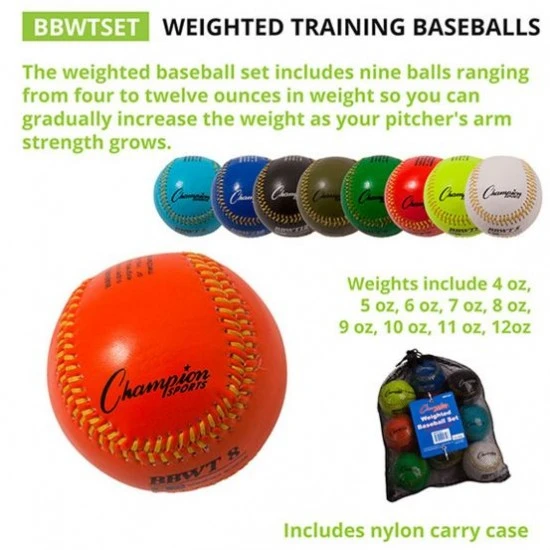 Champion Weighted Baseball Training Set, BBWTSET Promotions 4 Champion Weighted Baseball Training Set, BBWTSET Promotions - Image 2