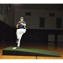 Promounds 4'Wx9'Lx10"H Collegiate Portable Pitching Mound, Green Promotions