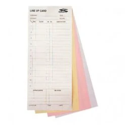 Baseball / Softball Line Up Cards, 4-part (pack Of 25) Promotions