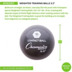 Champion 6/set 3.2" Weighted Training Balls Promotions -Ball Sports Store a34 002 10 550x550 1