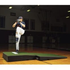 Promounds 4'Wx9'Lx10"H Professional 2-piece Indoor Pitching Mound, Green Promotions -Ball Sports Store a34 863 2 550x550 1
