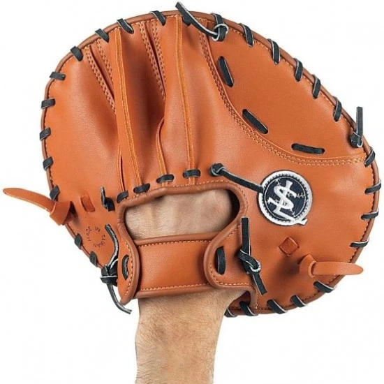 Two Hands Trainer Leather Baseball/Softball Training Glove, LEFT HAND THROW Best Price 4 Two Hands Trainer Leather Baseball/Softball Training Glove, LEFT HAND THROW Best Price - Image 2