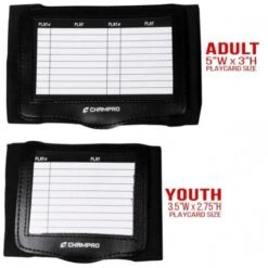 Champro SINGLE Quarterback Playbook Wrist Band Promotions -Ball Sports Store a47 625 top view 550x550 1