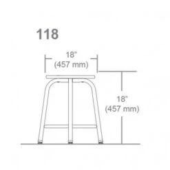 Clarin Locker Stool, 18"H WITH 1 COLOR LOGO Promotions 9 Clarin Locker Stool, 18"H WITH 1 COLOR LOGO Promotions -Ball Sports Store a55 726 new 02 550x550 1
