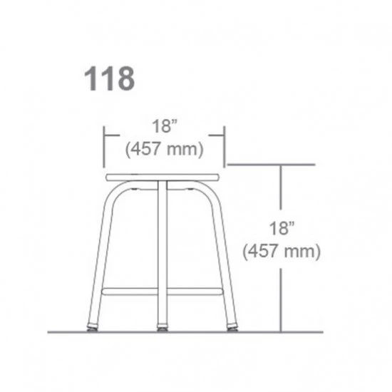Clarin Locker Stool, 18"H WITH 1 COLOR LOGO Promotions 6 Clarin Locker Stool, 18"H WITH 1 COLOR LOGO Promotions - Image 4