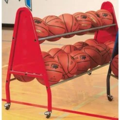 Bison 18 Ball Heavy Duty Basketball Cart, BA185 Promotions