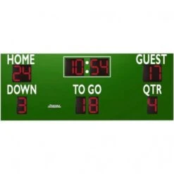 Varsity Scoreboards 7416 Football Scoreboard, 16'W X 6'H Promotions