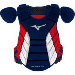 Mizuno Samurai NOCSAE Catcher's Chest Protector Promotions -Ball Sports Store navy red 550x550 1